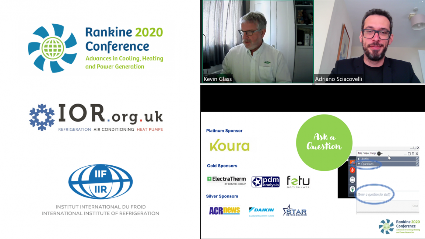 20200804 Rankine conference presentations